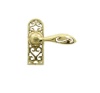 antique Style Brass Latch Door Handles 2561