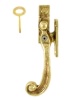 antique Style Brass Lockable Casement Fastener 1166