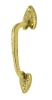 antique Style Brass Pull Handle 203x63mm 3603