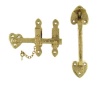 antique Style Brass Thumb Latch 203x63mm 3619