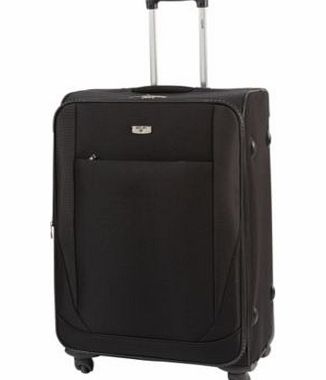 Antler Barina Large 4 Wheel Suitcase - Black