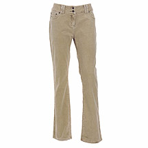 Beige cord trouser