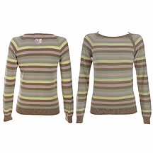 Multi coloured striped jumper