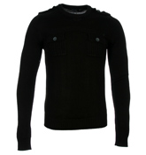 Antony Morato Black Crew Neck Sweater