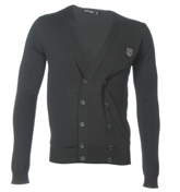 Antony Morato Black Double Breasted Cardigan