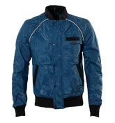 Antony Morato Blue Shiny Jacket