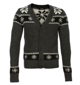 Antony Morato Dark Grey Button Fastening Cardigan