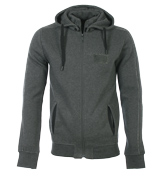 Antony Morato Dark Grey Full Zip Hooded Sweatshirt