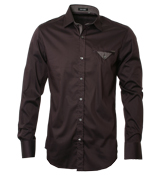 Antony Morato Dark Purple Long Sleeve Shirt