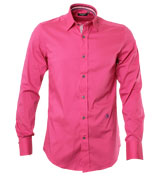 Antony Morato Fushia Pink Long Sleeve Shirt