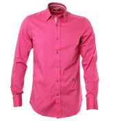 Fushia Pink Long Sleeve Shirt