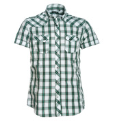 Antony Morato Green and White Check Shirt