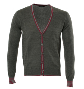 Antony Morato Grey Button Fastening Cardigan