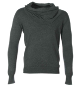 Grey Funnel Neck Sweater