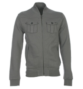 Mid Grey Full Zip Sweatshirt