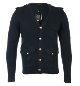 Antony Morato Navy Buttoned Cardigan