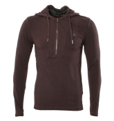 Antony Morato Plum 1/4 Zip Sweatshirt