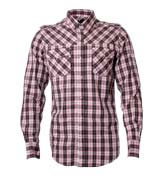 Antony Morato r Pink, Navy and White Check Long