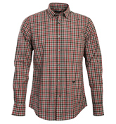 Antony Morato Red Check Shirt