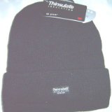 Anuuci Mens Thinsulate Thermal Winter Hat Black