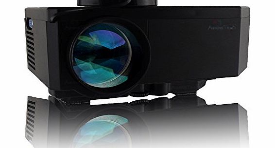 Aome Tech UC30 Portable Mini LED Projector Home Cinema Theater Av VGA USB SD Miscro USB 640*480 (UC30, Black)