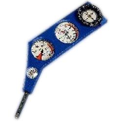 AP Valves Angled 4 Gauge Console