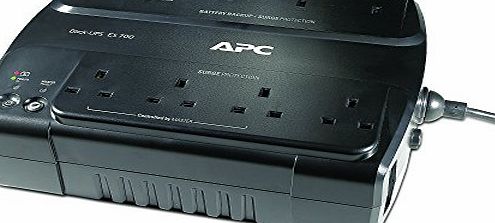 APC BE700G-UK 405 Watts /700 VA,Input 230V /Output 230V, Interface Port USB Power-Saving Back-UPS