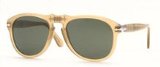 Persol 0649 Sunglasses 197/31 TRANS BEIGE / CRYS GRAY-GREEN 56/20 Large