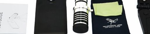 12X Optical Zoom Metal Telescope Telephoto Camera Lens Kit + Tripod amp; Back Case for Samsung galaxy Note 3 N9000