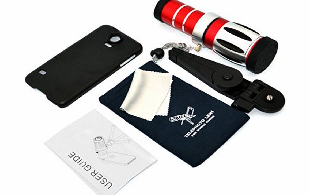 Phone Zoom Camera Lens 20x Metal Telescope/Telephoto with Tripod + Back Case for Samsung Galaxy S5 G900