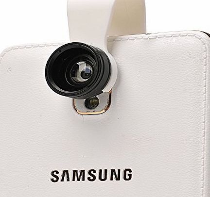 Pro-quality 2 in 1 Clip-on 0.67x Wide Angle + 10x Macro Camera Lens for iPhone 6/6 Plus/5S/5C/4S/4 Samsung HTC Sony LG iPad Tablets (No Dark Edges)