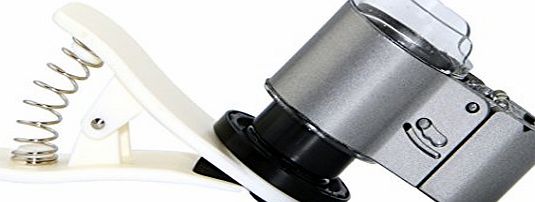 Universal Clamp 65x Zoom Mini Microscope Micro Lens with LED and UV for Apple iPhone 6/5S/5C/5/Samsung S5/S4/S3/Note 4/2/Note 3/HTC Smartphone