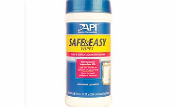 API Safe and Easy Aquarium Cleaning Wipes by API