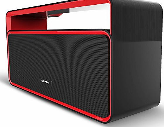 APIE Classic Sound Cannon Portable Wireless Bluetooth Stereo Speaker Powerful Sound with Enhanced Bass Surround BoomBox Subwoofer with FM Radio for Home and Outdoor Party Beach Picnic for All Bluetoot