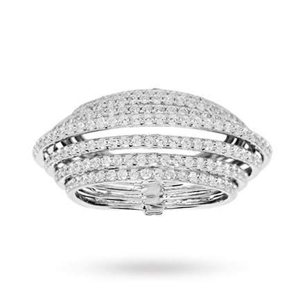 Croisette Silver 7 Row Swarovski