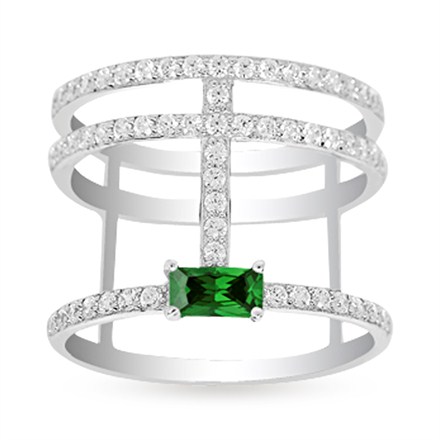 Croisette Sterling Silver Swarovski