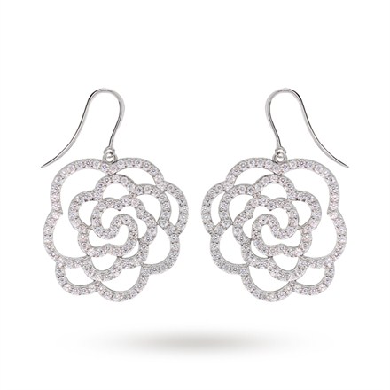 Gardenia Swarovski Zirconia Earrings