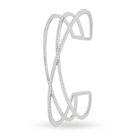 Silver Cubic Zirconia Crossover