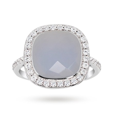Sterling Silver Ring With Chalcidony