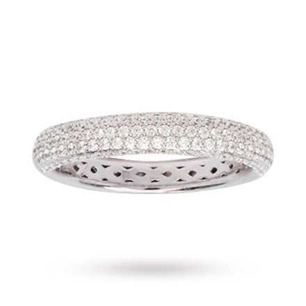 Sterling Silver Ring With Swarovski