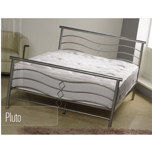 Apollo Beds , Pluto, 4FT 6 Double Metal Bedstead