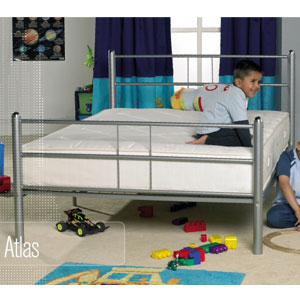 Apollo Beds Atlas 4FT Small Double Metal Bedstead