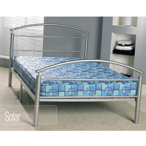 Solar 4FT 6 Double Metal Bedstead