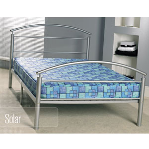 Solar 4FT Small Double Metal Bedstead