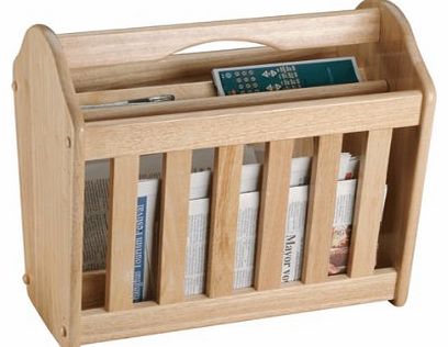 Apollo Rubber Wood Magazine Rack