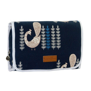 Apple And Bee Fold Out Toiletry Bag - Parkland Midnight