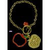 Apple Bottoms Apple Charm Bracelet (Gold)