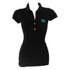 Apple Bottoms Rouched Polo (Black)