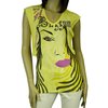 Apple Bottoms Sleeveless With A Kiss Top (Yellow)