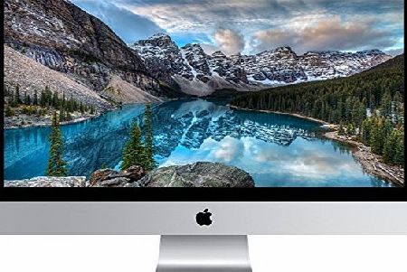 Apple iMac 27-inch Desktop (Intel Core i5 3.3 GHz, 8 GB RAM, 2 TB Fusion, AMD Radeon R9 M395 with 2 GB memory, OS X) - Silver - 2015